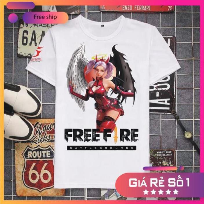 SALE- Áo thun Free Fire - Nữ ác ma giá tốt nhất