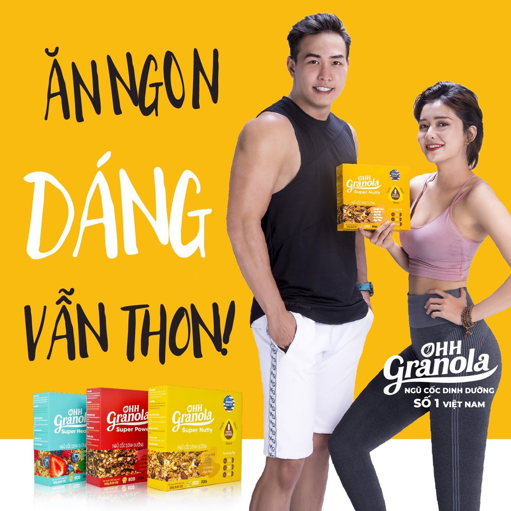 Ngũ Cốc Kết Hợp 7 Loại Hạt Cao Cấp - Super Nutty Hộp 250g| Ngũ cốc lợi sữa cho mẹ bầu
