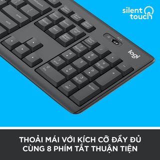 bộ chuột bàn phím không dây Logitech MK295