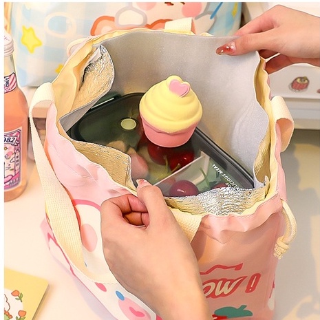 Túi Cách Nhiệt Đựng Hộp Cơm  Nhiều Mẫu Hoạt Hình Dễ Thương