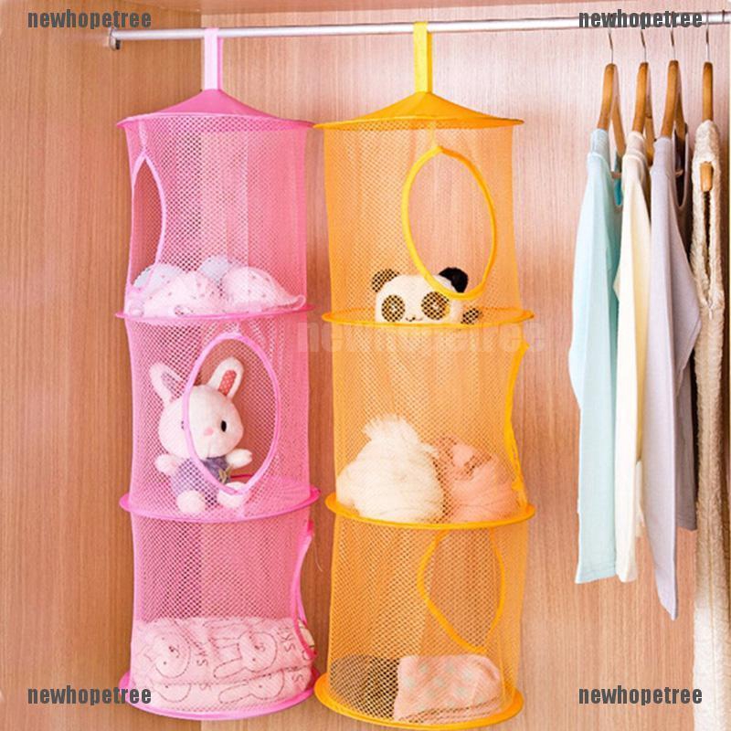 Túi Lưới Treo Tường 3 Tầng Cho Bé