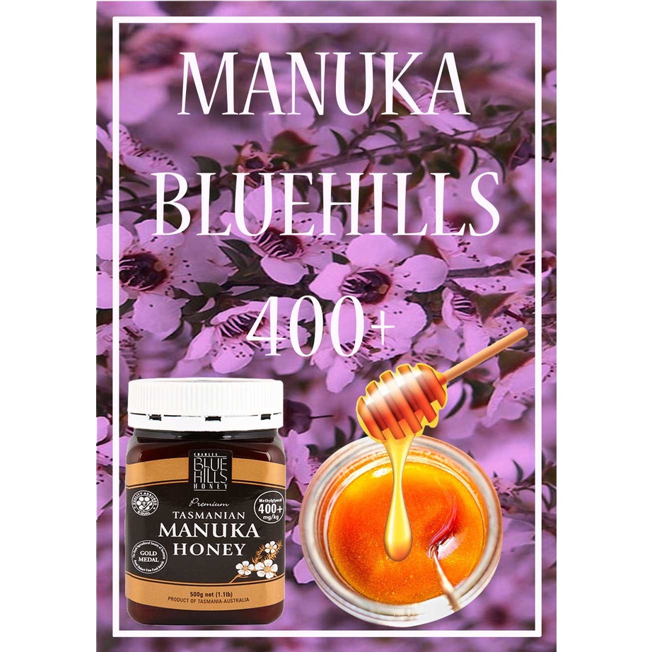 Mật Ong Manuka BlueHills 400+ 250gr Rừng Tasmania Úc