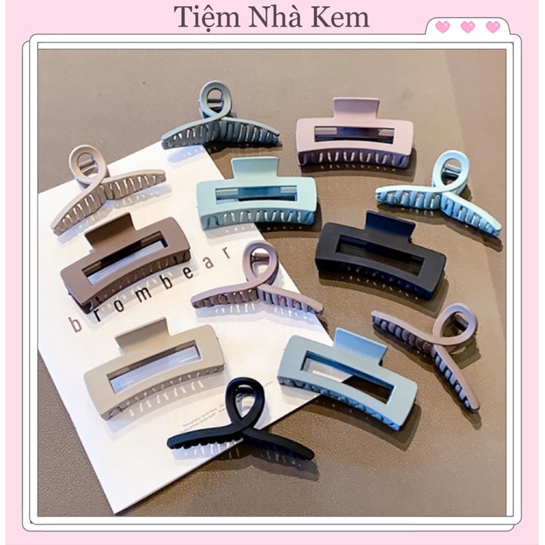 Kẹp tóc cỡ lớn, kẹp càng cua kiểu dáng đơn giản phong cách Hàn Quốc trẻ trung NKCT09