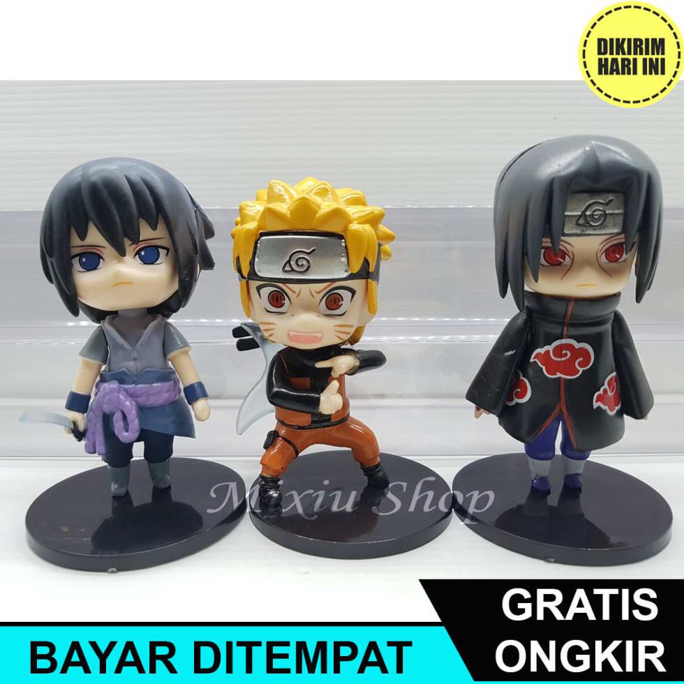 Mô Hình Nhân Vật Naruto Chibi Contents 6 Jiraiya Sasuke Kakashi Gaara Itachi Stz Jc538