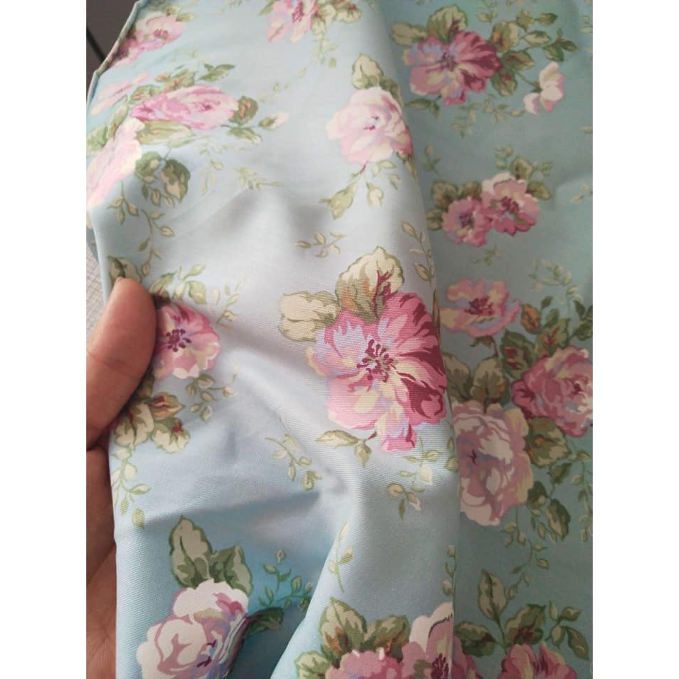 Sale 1m5 vải cotton 100% nhập khẩu Hàn Quốc khổ 1m6