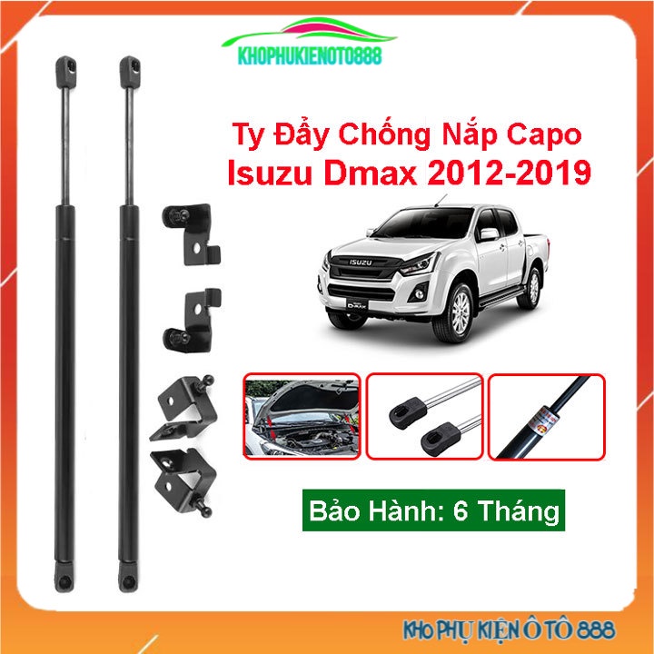 Ty capo Isuzu DMAX 2012-2013-2014-2015-2016-2017-2018-2019 hỗ trợ mở nắp ca pô tự động dễ dàng