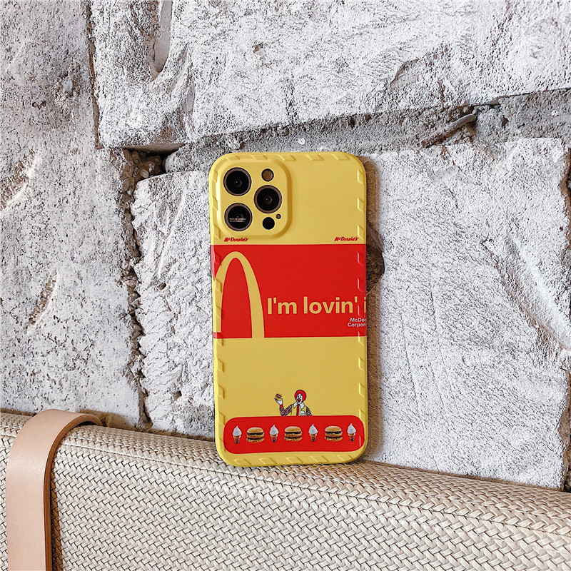 Ốp điện thoại từ nhựa mềm họa tiết McDonald's cho iPhone12 mini 11 PRO MAX 7/8plus SE2020 X/XS XR XSMAX | BigBuy360 - bigbuy360.vn