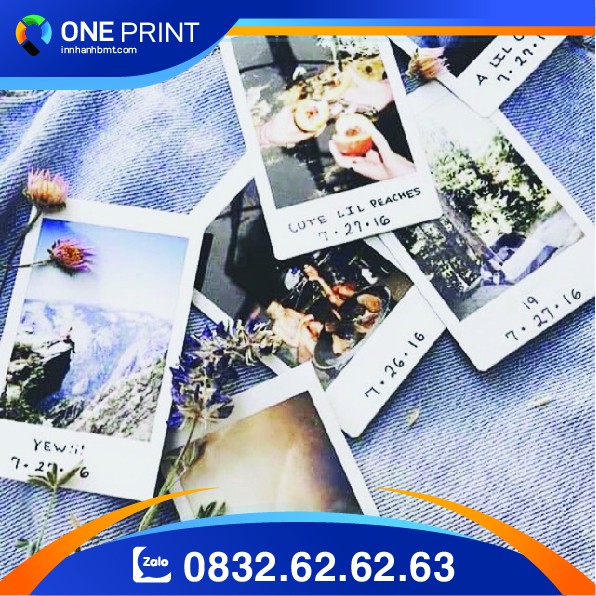 In ảnh Polaroid Nhỏ (5 x 7,5 cm) Giá Rẻ, Sắc Nét, Bền Màu