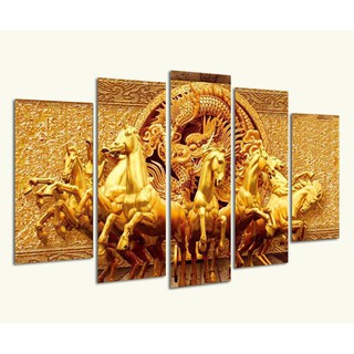 Tranh tráng gương giá xưởng tranh treo tường phong khách