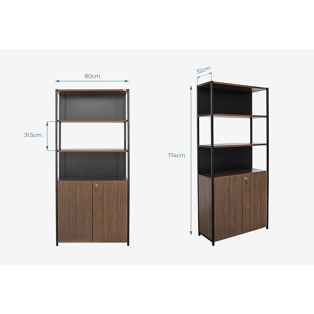 Kệ Để Sách Tủ Khóa MOHO WORKS 702