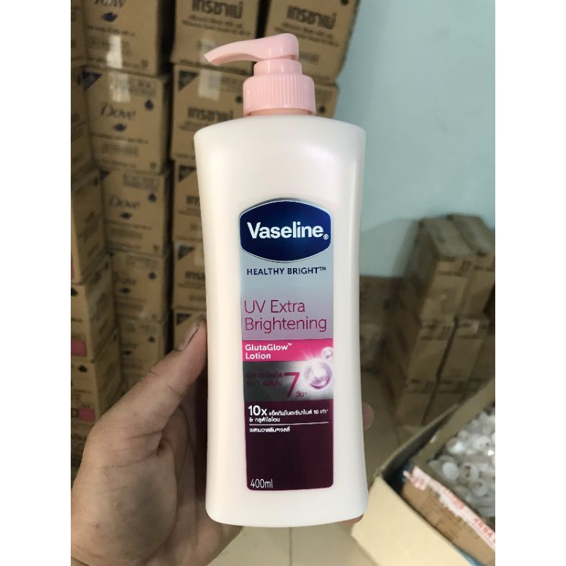 Kem dưỡng thể trắng da, chống nắng vaseline Thái lan 380ml | BigBuy360 - bigbuy360.vn
