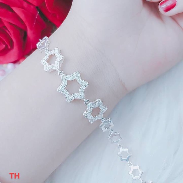 Vòng tay ngôi sao bạc 925