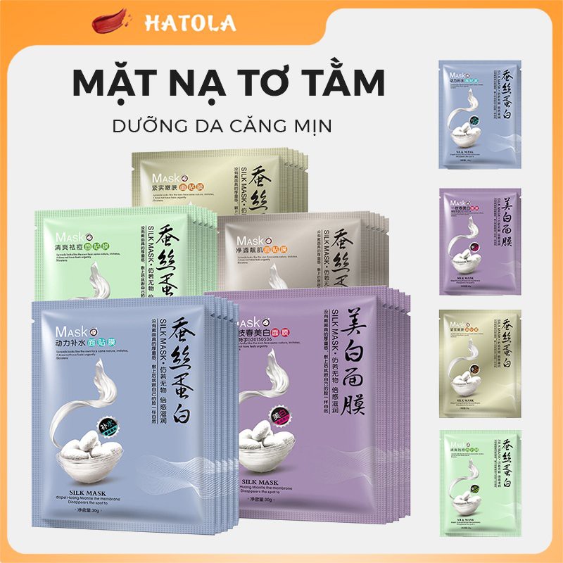 Mặt nạ dưỡng da mụn cấp ẩm thải độc tơ tằm ONE SPRING SILK MASK dưỡng trắng mờ thâm nám | Thế Giới Skin Care