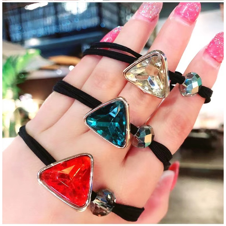 Dây Buộc Tóc Dây Cột Tóc Hàn Quốc Với Mặt Dây Chuyền Phụ Kiện Thời Trang Cho Nữ AB060