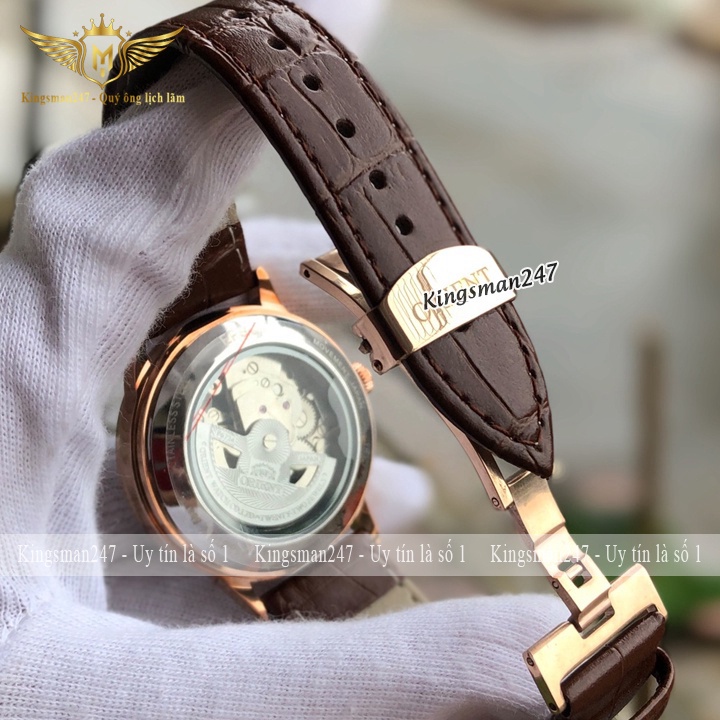 Đồng hồ cơ nam chính hãng OR M662 dây da cao cấp, cơ automatic lộ máy, thời trang sang trọng, lịch lãm | BigBuy360 - bigbuy360.vn