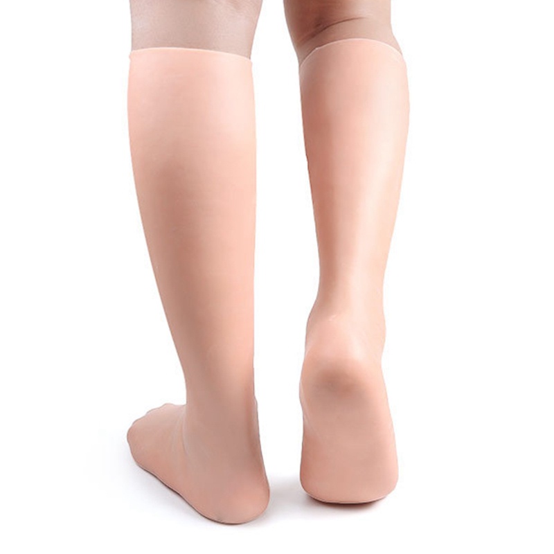 Vớ gel silicone Co Giãn Tẩy Tế Bào Chết Chống Nứt Nẻ Dưỡng Ẩm Chăm Sóc Da Chân Dài