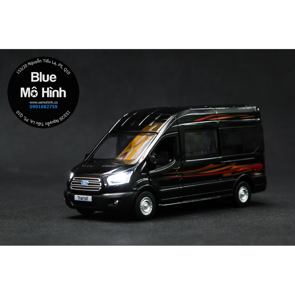 Blue mô hình | Xe mô hình Ford Transit xe khách 1:32