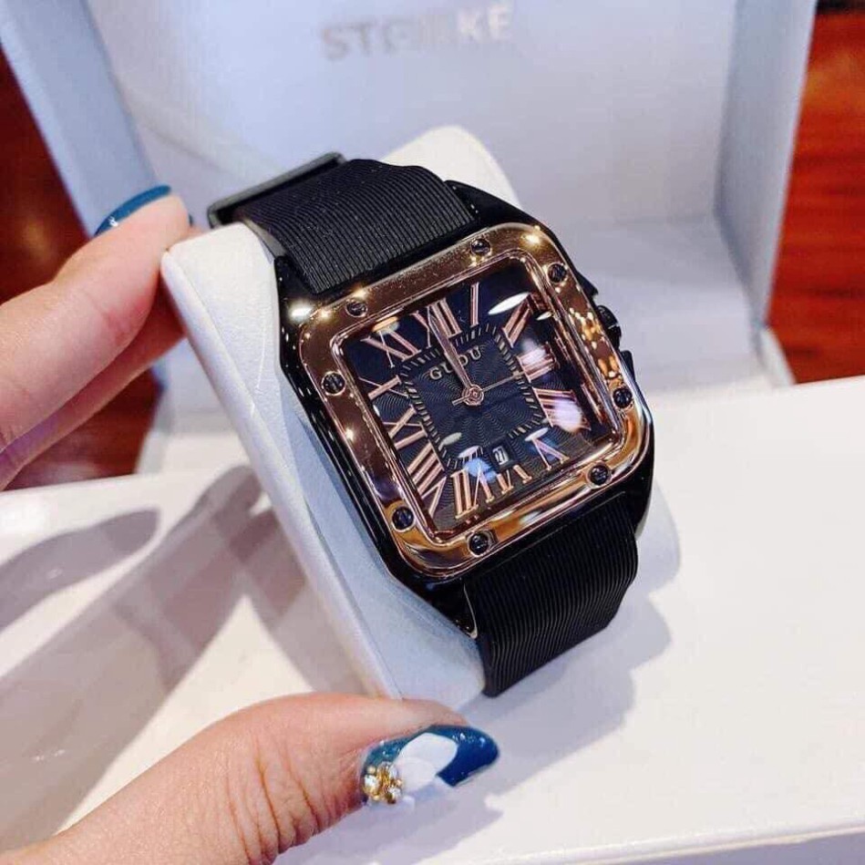 Đồng hồ nữ G.u.o.u dây silicon mềm dẻo cực xinh | BigBuy360 - bigbuy360.vn