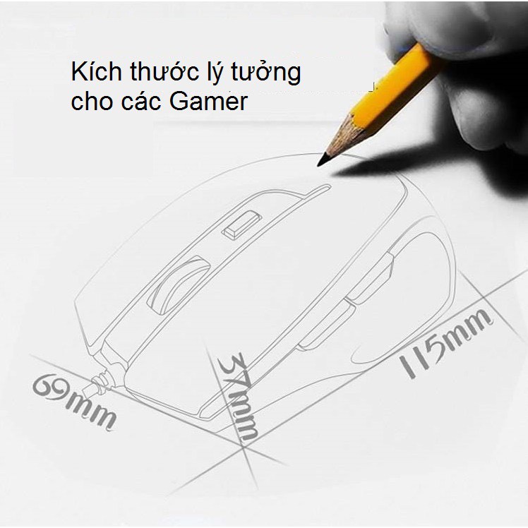 Chuột Máy Tính Có Dây Chuột Gaming HP M150 Chuột Laptop PC Mouse Chơi Game Văn Phòng
