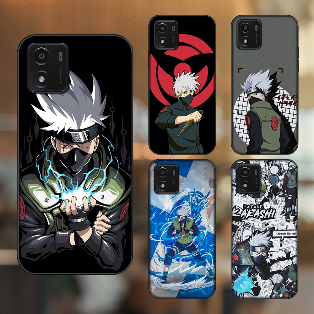 Ốp lưng Vivo Y01 viền đen in hình Hatake Kakashi Naruto