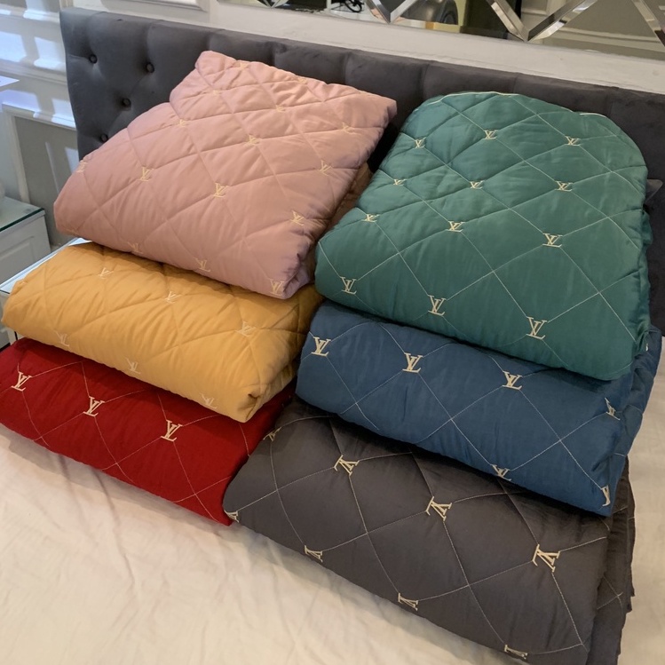 Bộ ga gối trần bông cotton lụa 40s trơn màu, ga chun đủ size nệm cao Dreamhome