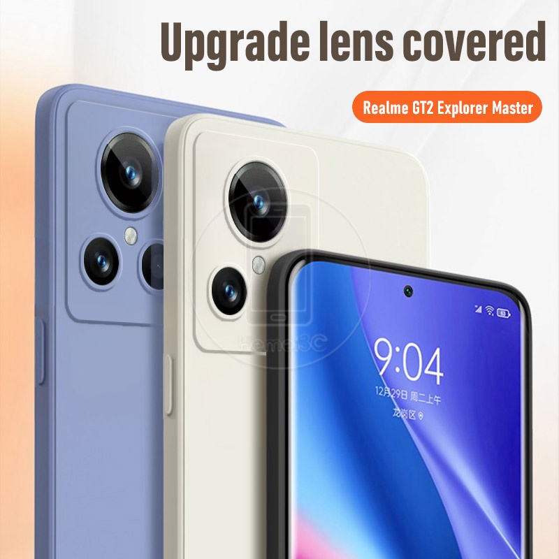 Ốp Điện Thoại TPU Dẻo Vuông Cho Realme GT 2 Master Explorer Edition