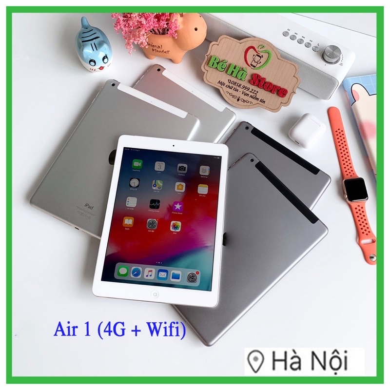 Máy Tính Bảng Air (4G + Wifi) 16Gb | 32Gb | 64Gb Quốc tế Chính hãng - Màn 9.7 Rentina nét | iOS 12 | Ram 1Gb Chip A7 | BigBuy360 - bigbuy360.vn