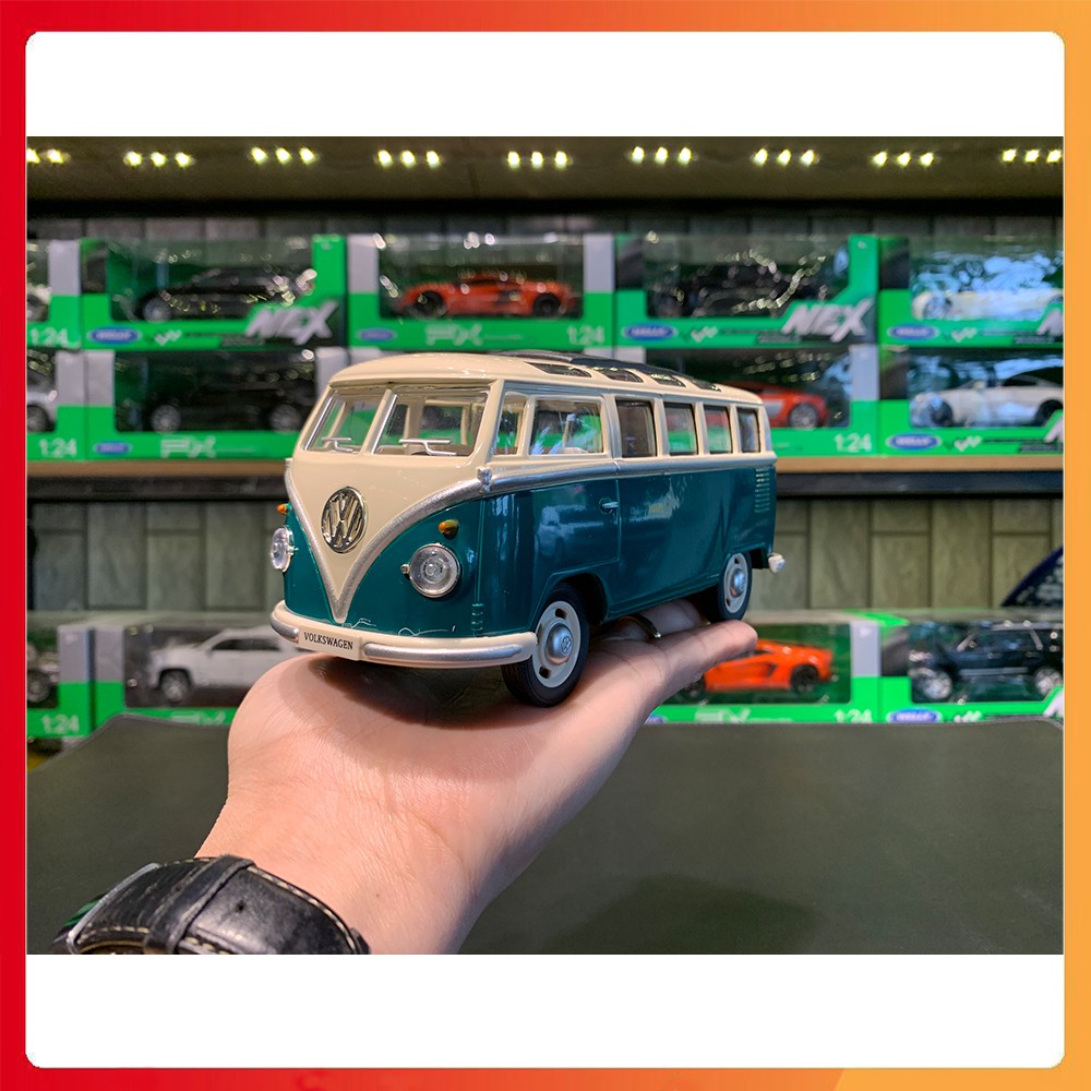 [Mã LIFEXANH03 giảm 10% đơn 500K] Mô hình xe Volkswagen T1 Bus 1963 Tỷ lệ 1:24 hãng MZ