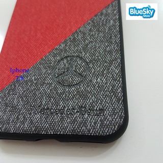 Ốp lưng Iphone 7 / 8 da logo Mercedes