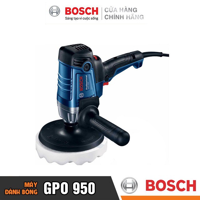 [CHÍNH HÃNG] Máy Đánh Bóng Cầm Tay Bosch GPO 950 (165MM-950W) Giá Đại Lý Cấp 1, Bảo Hành Tại TTBH Toàn Quốc