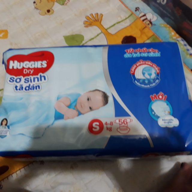 Tã dán huggies size s56 (cho bé từ 4_8kg)