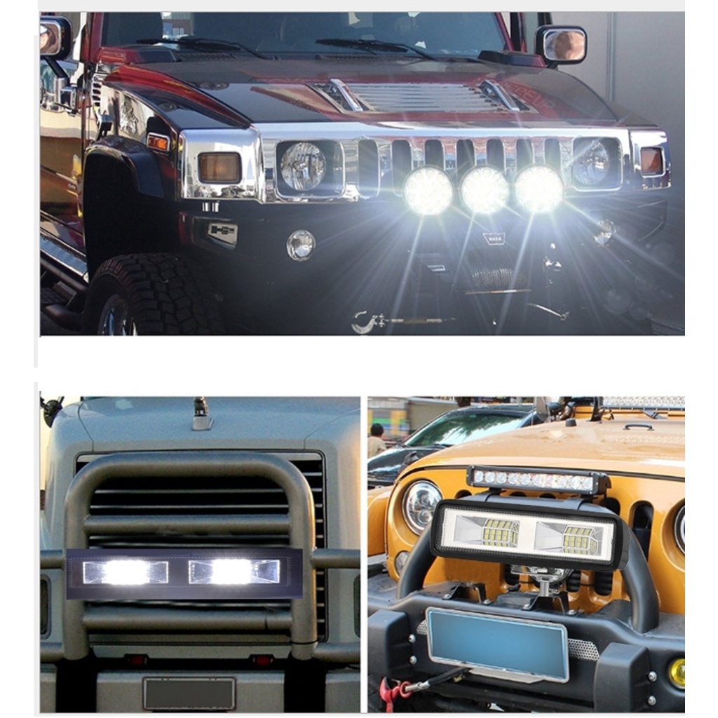 Đèn Pha LED 48W 8000lm 12-24V Chuyên Dụng Cho Xe Tải / Tàu Thuyền