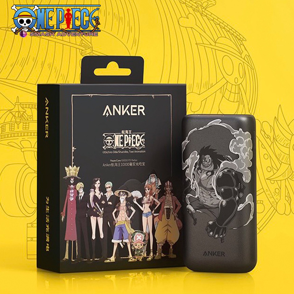 Sạc dự phòng Anker One Piece Chopper Hồng 10000mAh Sạc nhanh 20W Iphone - A9514 Hải Tặc