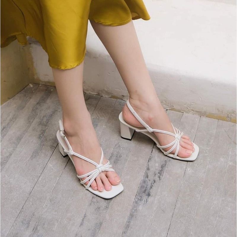 DÉP CAO GÓT CHẠY VAI DÂY - Hình Thật - Big Size