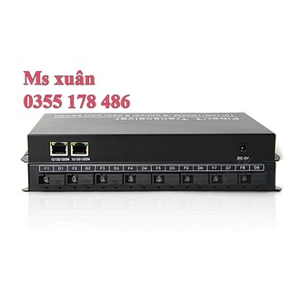 Switch Quang 8  Cổng Quang 2 cổng lan chuẩn Gb O/E hàng cao cấp