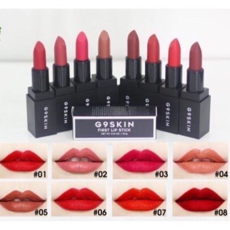 (Xả sốc)Son thỏi lì G9Skin First Lipstick G9 Skin (date T10.2021) | BigBuy360 - bigbuy360.vn