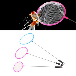 Lưới bắt cá hình tròn tay cầm bằng nhựa an toàn tiện dụng