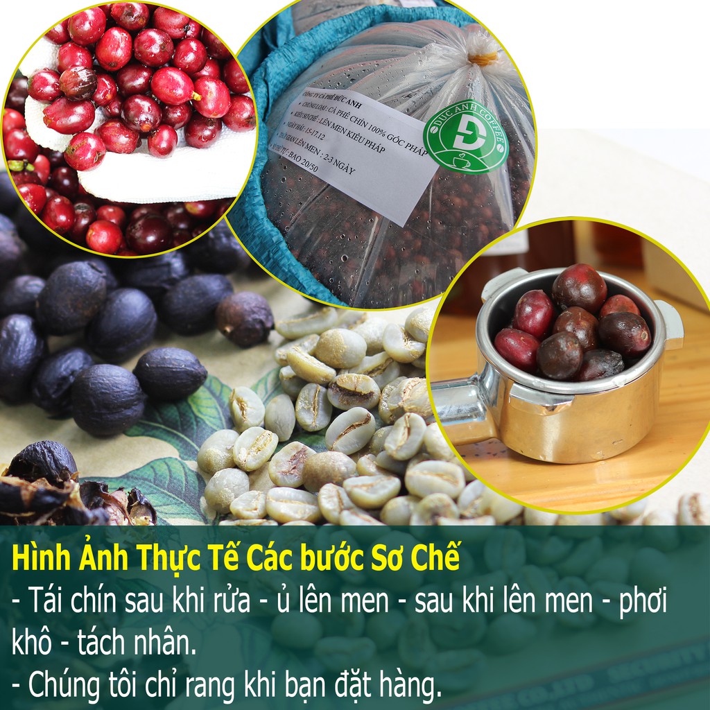 [Hộp Quà Tết] Cà Phê Tết Siêu Đặc Biệt số lượng giới hạn - cafe rang mộc nguyên chất chế biến ướt -· DUC ANH COFFE