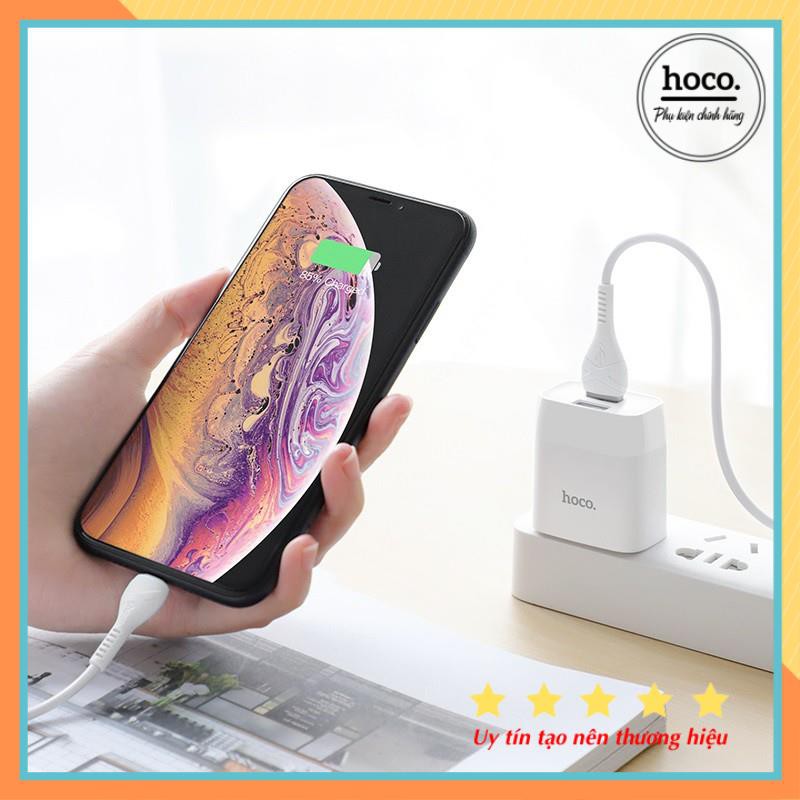 Bộ Sạc Nhanh Dành Cho Iphone - Android Hoco  C73 Chính Hãng - Bảo Hành 12 Tháng