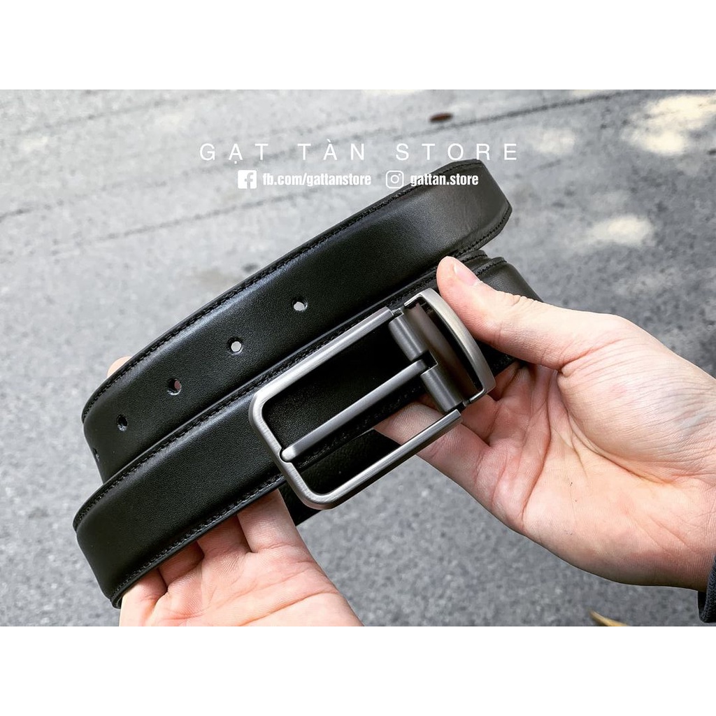 Thắt lưng nam da bò nguyên miếng - Dây nịt da nam cao cấp Gạt Tàn Store