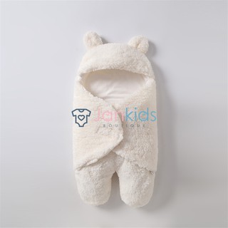 Combo sỉ 5 chăn ủ sơ sinh lông cừu cho bé