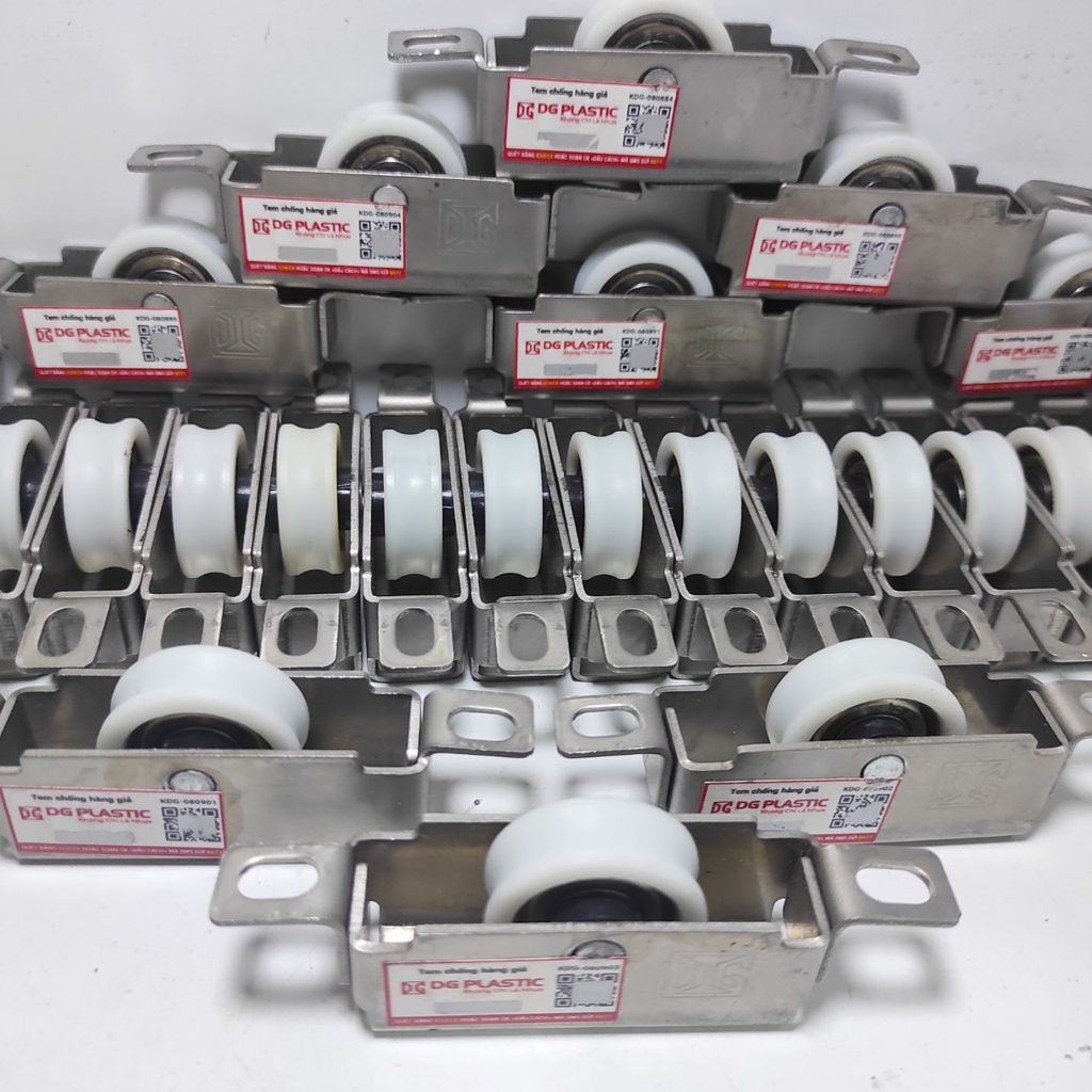 Bánh xe lùa DG đơn inox hệ 55 - Bánh xe DG cửa lùa XF55 đơn - Bánh xe lùa - Bánh xe lùa xinfa
