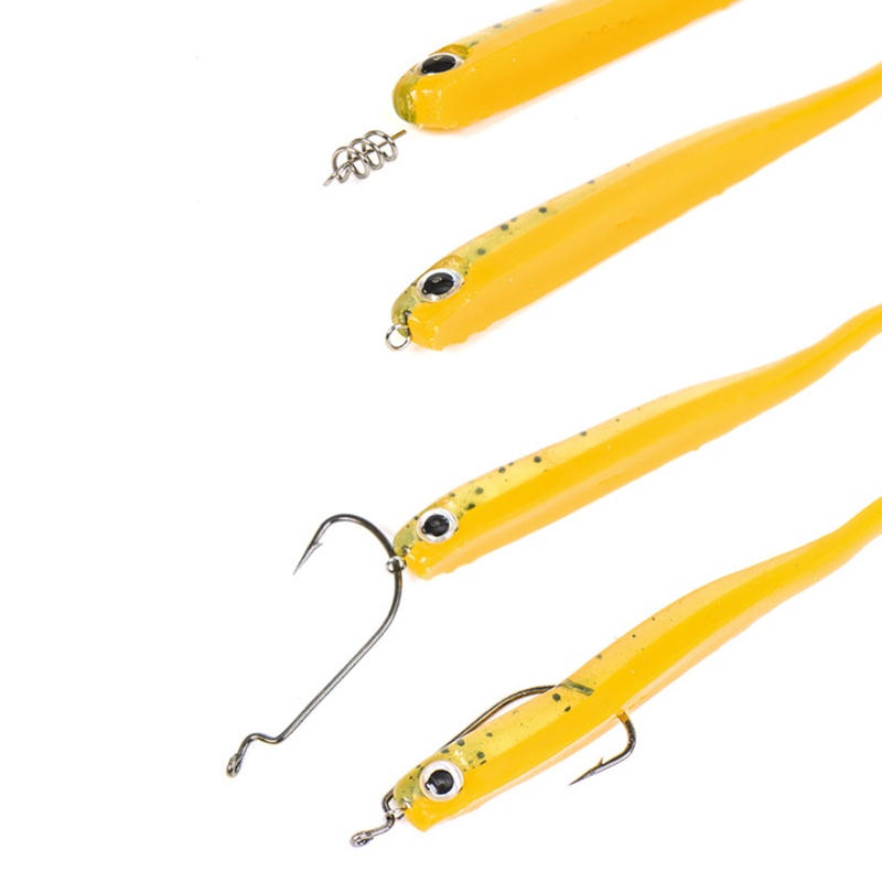 QQ Set 50 Lò Xo Xoắn Móc Mồi Câu Cá Kích Thước 14mm