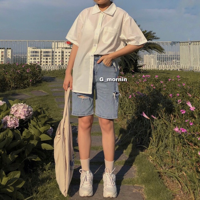 Quần shorts rách 013