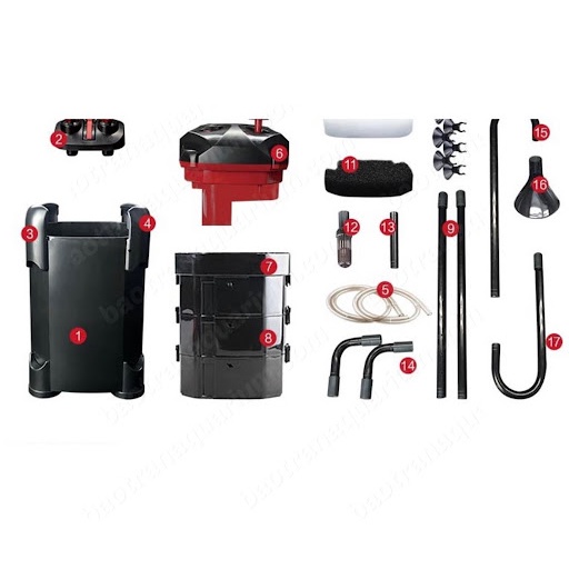 LỌC THÙNG CP 1200-1400 CHO HỒ CÁ