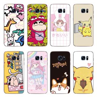 Ốp điện thoại TPU hoạ tiết hoạt hình dành cho Samsung Galaxy Note5/Note 4/S6/S7 Edge