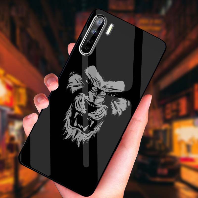 Ốp Lưng OPPO A91/ Reno 3 Mặt kính cường lực Cao Cấp, Sang Trọng thiết kế Độc Quyền