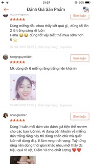 Dán Trắng Răng CREST 14 miếng