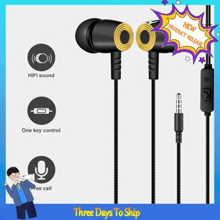 Tai Nghe Nhét Tai Âm Thanh Hifi Giắc Cắm 3.5mm Dành Cho Điện Thoại Android
