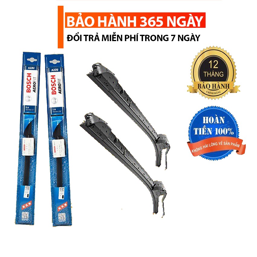 ⚡️HÀNG CAO CẤP⚡️Gạt Mưa Ô Tô BOSCH Mềm Siêu Sạch BOSCH AEROFIT Chính Hãng (Có Tem Chống Hàng Giả)